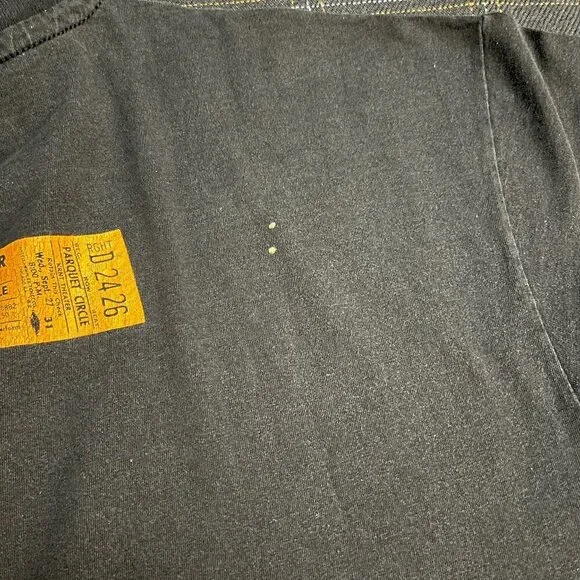 Hanes Cut Tag Vintage 1994 The Doors Black T-shirt KRNT Theater Jim Morrison - Picture 6 of 7